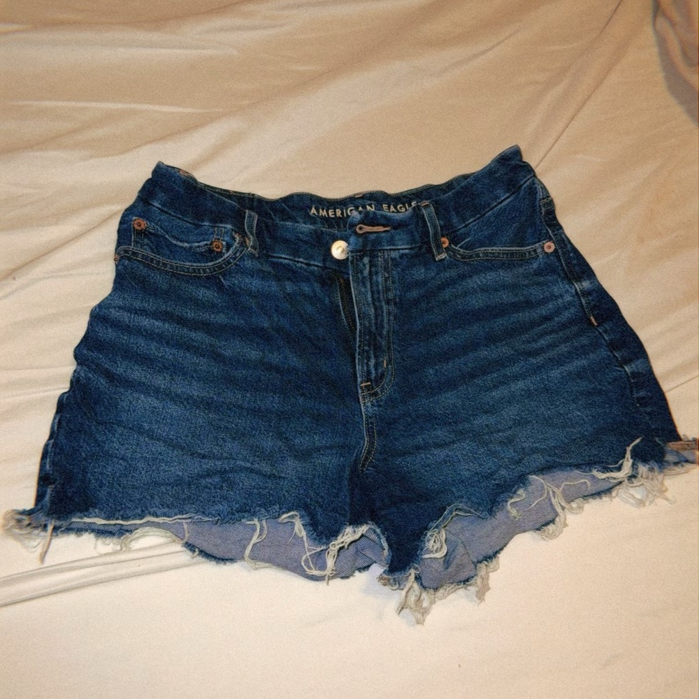 American Eagle Outfitters Dark Blue Jean Shorts